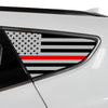 Fits Hyundai Santa Fe Sport 2013-2018 Quarter Window American Flag Vinyl Decal Stickers - Bogar Tech Designs