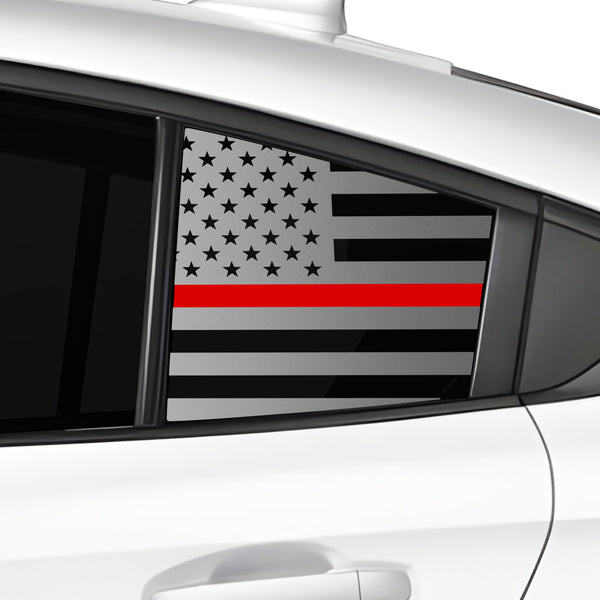 Fits Subaru Legacy 2020-2025 Quarter Window American Flag Vinyl Decal Stickers - Bogar Tech Designs