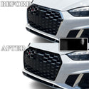 Fits Audi S5 Convertible 2020-2024 Vinyl Chrome Delete Grille Blackout Decal Stickers Overlay Film - Bogar Tech Designs
