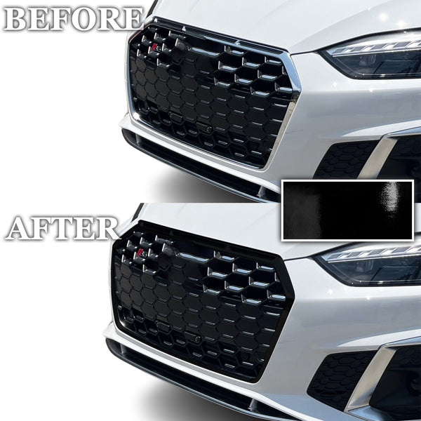 Fits Audi S5 Convertible 2020-2024 Vinyl Chrome Delete Grille Blackout Decal Stickers Overlay Film - Bogar Tech Designs
