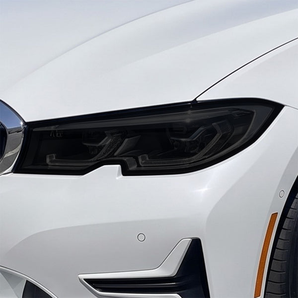 Fits BMW 3 Series 2019-2022 Full Headlight Taillight Precut Smoked PPF Tint Kit Film Overlay  - Bogar Tech Designs