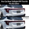 Fits Kia Seltos 2024-2025 Full Headlight Taillight Precut Smoked PPF Tint Kit Film Overlay  - Bogar Tech Designs
