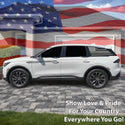 Fits Lincoln Nautilus 2024-2026 Quarter Window American Flag Vinyl Decal Stickers - Bogar Tech Designs