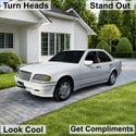 Fits Mercedes-Benz C280 1994-2000 Full Headlight Taillight Precut Smoked PPF Tint Kit Film Overlay  - Bogar Tech Designs