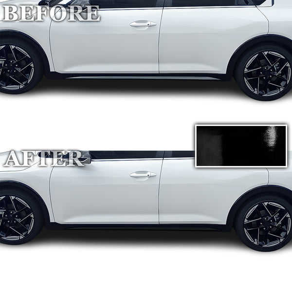 Fits Kia K4 GT-Line 2024-2026 Vinyl Chrome Delete Grille Blackout Decal Stickers Overlay Film - Bogar Tech Designs