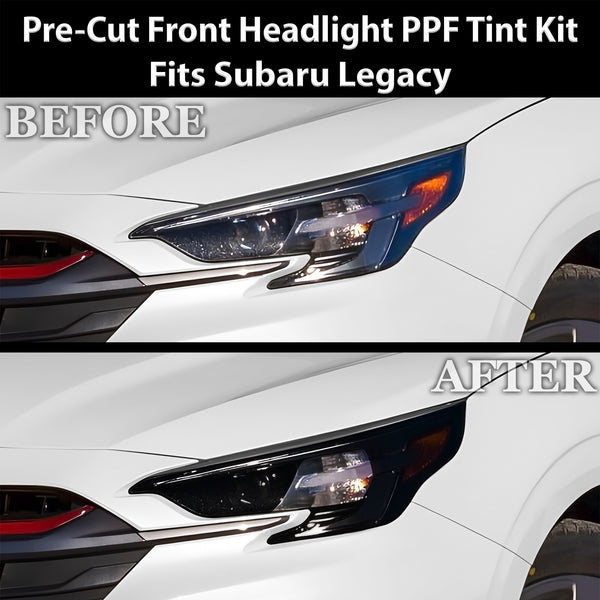Fits Subaru Legacy 2020-2025 Full Headlight Taillight Precut Smoked PPF Tint Kit Film Overlay  - Bogar Tech Designs
