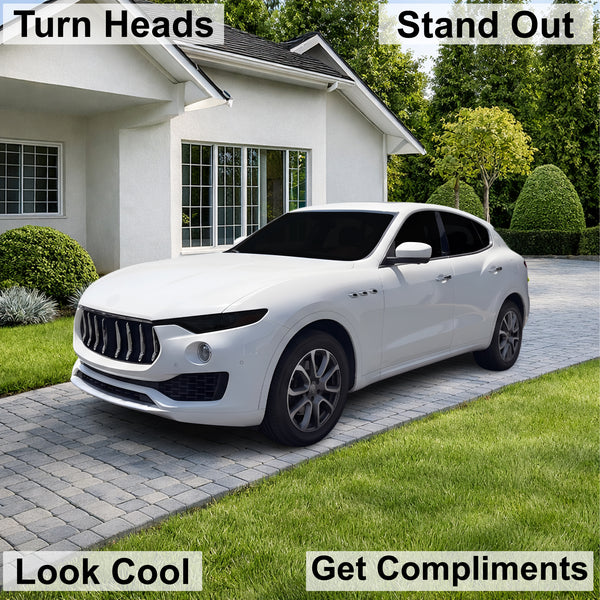 Fits Maserati Levante 2017-2020 Full Headlight Taillight Precut Smoked PPF Tint Kit Film Overlay  - Bogar Tech Designs