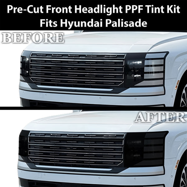 Fits Hyundai Palisade 2026-2027 Full Headlight Taillight Precut Smoked PPF Tint Kit Film Overlay  - Bogar Tech Designs