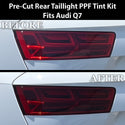 Fits Audi Q7 2017-2019 Full Headlight Taillight Precut Smoked PPF Tint Kit Film Overlay  - Bogar Tech Designs