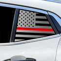 Fits BMW X2 2018-2023 Quarter Window American Flag Vinyl Decal Stickers - Bogar Tech Designs