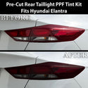 Fits Hyundai Elantra 2017-2018 Full Headlight Taillight Precut Smoked PPF Tint Kit Film Overlay  - Bogar Tech Designs