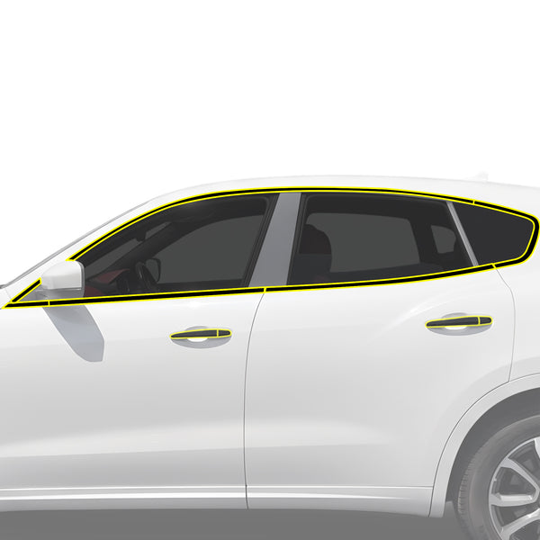 Fits Maserati Levante 2017-2020 Vinyl Chrome Delete Grille Blackout Decal Stickers Overlay Film - Bogar Tech Designs