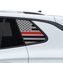 Fits Volkswagen Tiguan 2025-2027 Quarter Window American Flag Vinyl Decal Stickers - Bogar Tech Designs