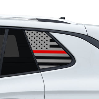 Fits Volkswagen Tiguan 2025-2027 Quarter Window American Flag Vinyl Decal Stickers - Bogar Tech Designs