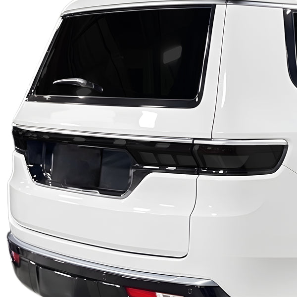 Fits Jeep Grand Wagoneer L 2026-2027 Full Headlight Taillight Precut Smoked PPF Tint Kit Film Overlay