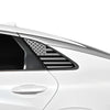 Fits Kia K5 2021-2026 Quarter Window American Flag Vinyl Decal Stickers - Bogar Tech Designs