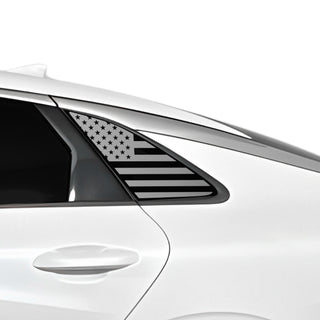 Fits Kia K5 2021-2026 Quarter Window American Flag Vinyl Decal Stickers - Bogar Tech Designs