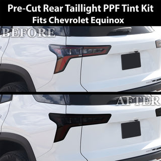 Fits Chevrolet Equinox 2025-2026 Full Headlight Taillight Precut Smoked PPF Tint Kit Film Overlay  - Bogar Tech Designs