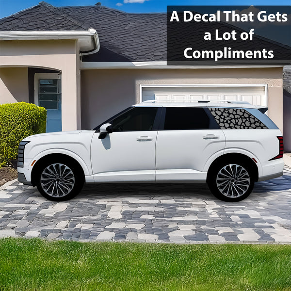 Fits Hyundai Palisade 2026-2027 Animal Leopard Cheetah Cow Window Vinyl Decal Stickers - Bogar Tech Designs
