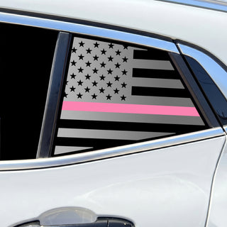 Fits BMW X2 2018-2023 Quarter Window American Flag Vinyl Decal Stickers - Bogar Tech Designs