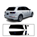 Fits Audi Q7 2017-2019 Full Headlight Taillight Precut Smoked PPF Tint Kit Film Overlay  - Bogar Tech Designs