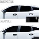Fits Nissan Kicks 2025-2026 Vinyl Chrome Delete Grille Blackout Decal Stickers Overlay Film - Bogar Tech Designs