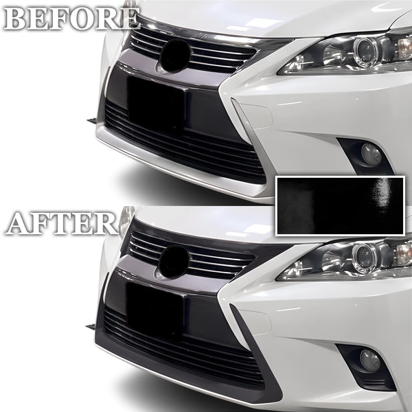 Fits Lexus CT200 2014-2018 Vinyl Chrome Delete Grille Blackout Decal Stickers Overlay Film - Bogar Tech Designs
