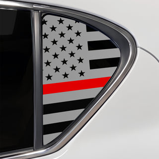 Fits Lexus CT200 2011-2018 Quarter Window American Flag Vinyl Decal Stickers - Bogar Tech Designs