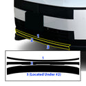 Fits Hyundai Santa Fe 2024-2027 Vinyl Chrome Delete Grille Blackout Decal Stickers Overlay Film - Bogar Tech Designs