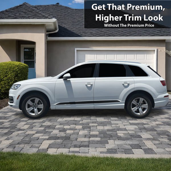 Fits Audi Q7 2017-2019 Vinyl Chrome Delete Grille Blackout Decal Stickers Overlay Film - Bogar Tech Designs