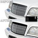 Fits Mercedes-Benz C280 1994-2000 Vinyl Chrome Delete Grille Blackout Decal Stickers Overlay Film - Bogar Tech Designs