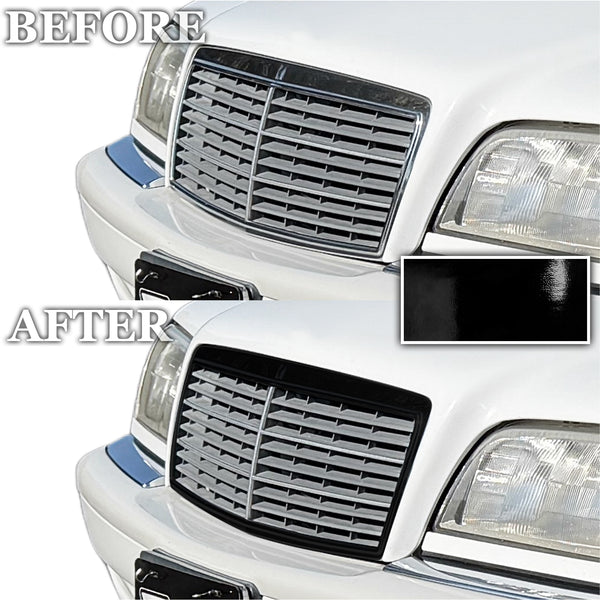 Fits Mercedes-Benz C280 1994-2000 Vinyl Chrome Delete Grille Blackout Decal Stickers Overlay Film - Bogar Tech Designs