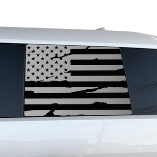 Fits Hyundai Santa Fe 2024-2026 Quarter Window American Flag Vinyl Decal Stickers - Bogar Tech Designs