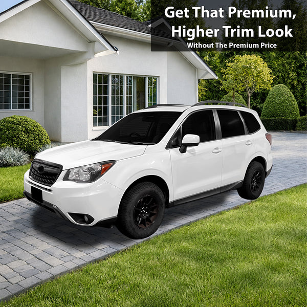 Fits Subaru Forester 2014-2018 Vinyl Chrome Delete Grille Blackout Decal Stickers Overlay Film - Bogar Tech Designs