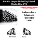 Fits Cadillac XT4 2019-2023 Animal Leopard Cheetah Cow Window Vinyl Decal Stickers - Bogar Tech Designs