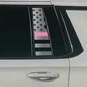 Fits GMC Yukon XL 2025-2026 Quarter Window American Flag Vinyl Decal Stickers - Bogar Tech Designs