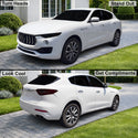 Fits Maserati Levante 2017-2020 Full Headlight Taillight Precut Smoked PPF Tint Kit Film Overlay  - Bogar Tech Designs