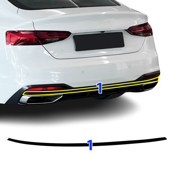 Fits Audi A5 Sportback 2018-2024 Vinyl Chrome Delete Grille Blackout Decal Stickers Overlay Film - Bogar Tech Designs