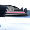 Fits Mercedes-Benz CLE Convertible 2024-2026 Quarter Window American Flag Vinyl Decal Stickers - Bogar Tech Designs