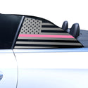 Fits Mercedes-Benz CLE Convertible 2024-2026 Quarter Window American Flag Vinyl Decal Stickers - Bogar Tech Designs