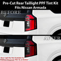 Fits Nissan Armada 2025-2026 Full Headlight Taillight Precut Smoked PPF Tint Kit Film Overlay  - Bogar Tech Designs