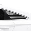 Fits Hyundai Sonata 2015-2017 Quarter Window American Flag Vinyl Decal Stickers - Bogar Tech Designs