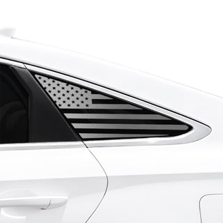 Fits Hyundai Sonata 2015-2017 Quarter Window American Flag Vinyl Decal Stickers - Bogar Tech Designs