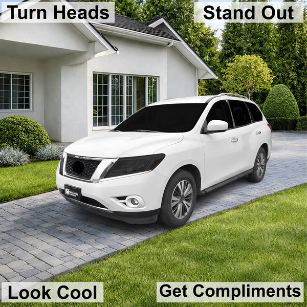 Fits Nissan Pathfinder 2013-2016 Full Headlight Taillight Precut Smoked PPF Tint Kit Film Overlay  - Bogar Tech Designs