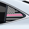 Fits Lexus IS 2017-2020 Quarter Window American Flag Vinyl Decal Stickers - Bogar Tech Designs