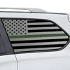 Fits Nissan Pathfinder 2013-2021 Quarter Window American Flag Vinyl Decal Stickers - Bogar Tech Designs