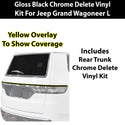 Fits Jeep Grand Wagoneer L 2026-2027 Vinyl Chrome Delete Grille Blackout Decal Stickers Overlay Film - Bogar Tech Designs