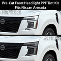 Fits Nissan Armada 2025-2026 Full Headlight Taillight Precut Smoked PPF Tint Kit Film Overlay  - Bogar Tech Designs