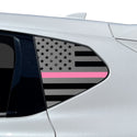 Fits Acura ADX 2025-2026 Quarter Window American Flag Vinyl Decal Stickers - Bogar Tech Designs