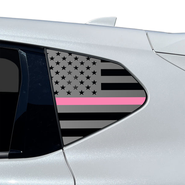 Fits Acura ADX 2025-2026 Quarter Window American Flag Vinyl Decal Stickers - Bogar Tech Designs